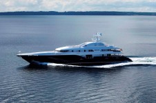 Superyacht SYCARA V - Profile Underway - Image by Nobiskrug